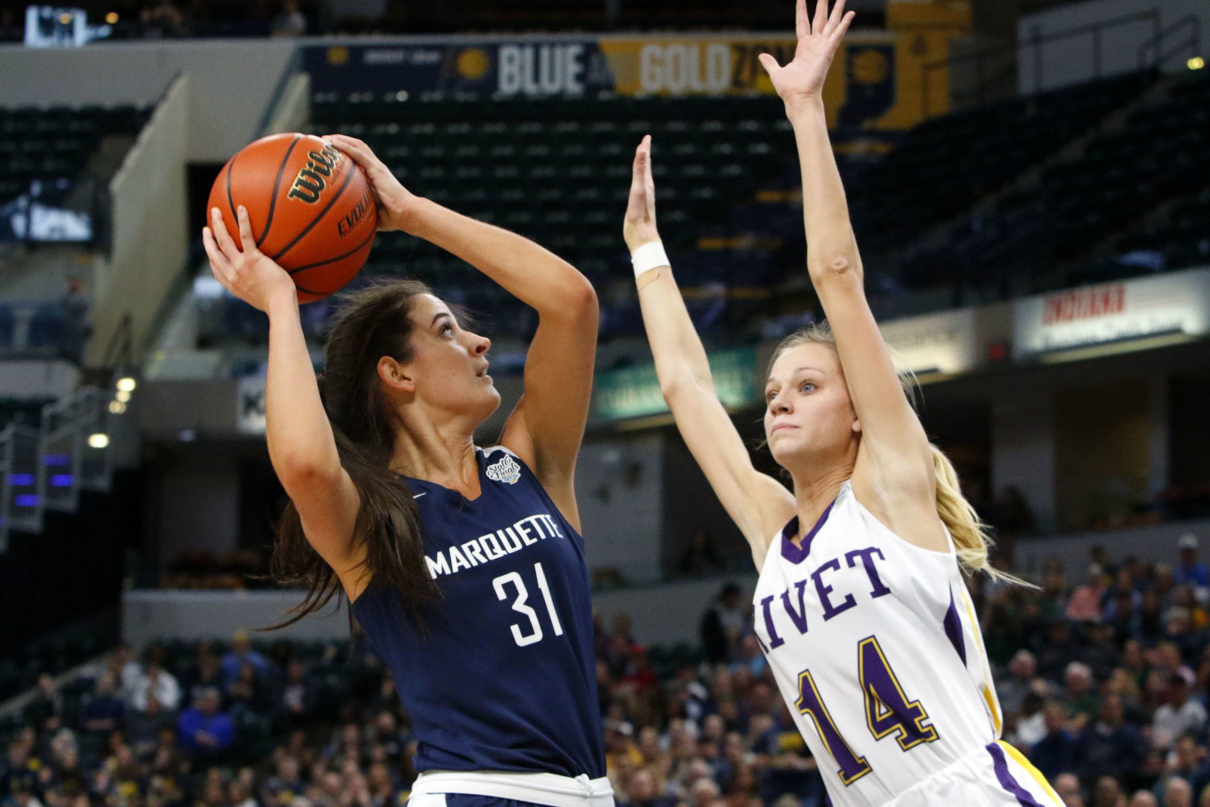 Marquette Catholic vs. Vincennes Rivet in Class A championship